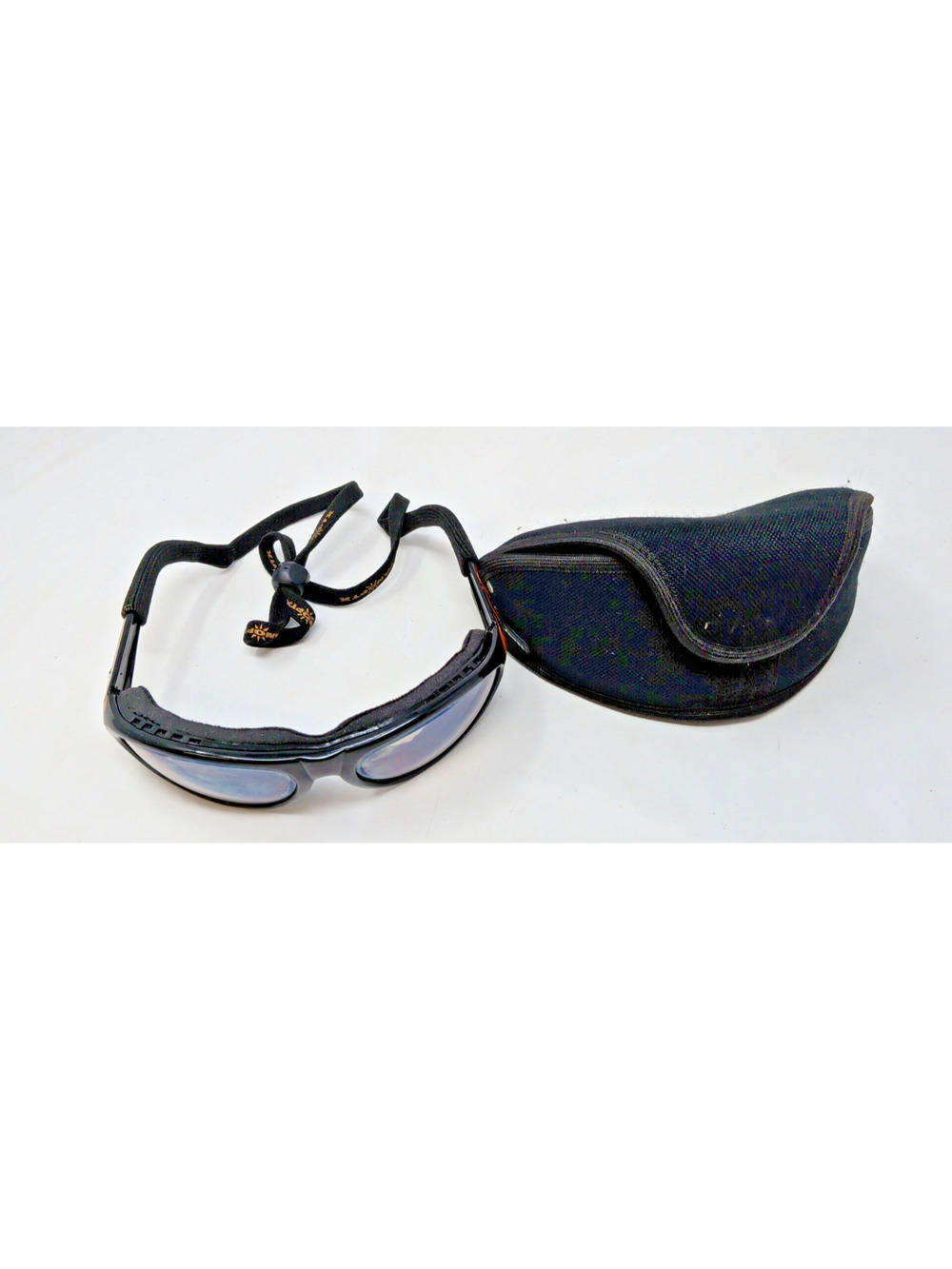 PANOPTX Windless Eyewear Cyclone Motorcycle Flame Sunglasses Goggles Case Strap